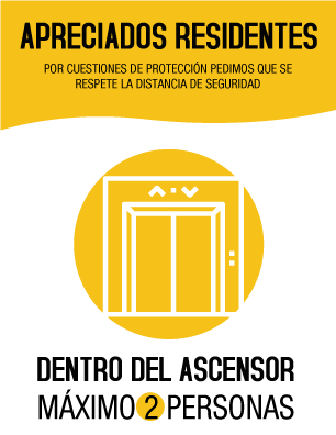 MAXIMO-AFORO-ASCENSOR Recepción y entrega de materiales