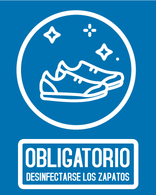 OBLIGATORIO-DESIFECTARSE-LOS-ZAPATOS Recepción y entrega de materiales